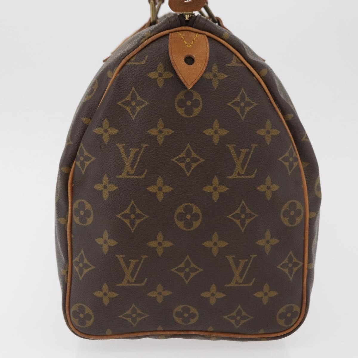 Louis Vuitton Speedy Handbag Monogram Canvas, Brown, Canvas, Handbag