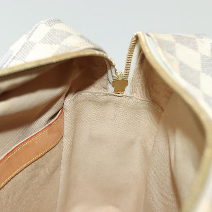 Louis Vuitton Naviglio Handbag Damier, WHITE, CANVAS, Shoulder bag