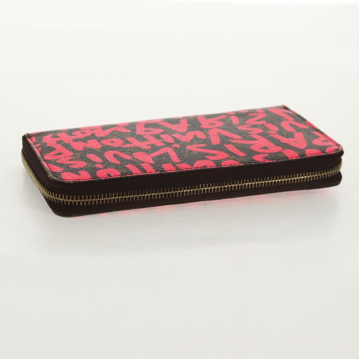 Louis Vuitton Zippy Wallet NM Monogram Graffiti, PINK, CANVAS, Wallets