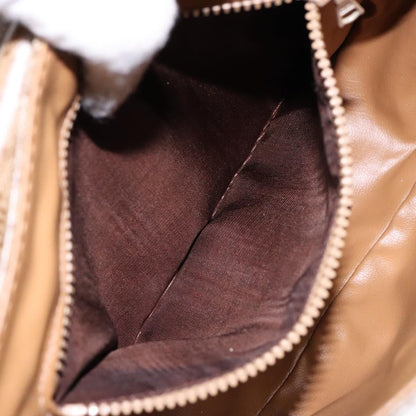 Celine Macadam Shoulder Bag PVC Leather, BEIGE, CANVAS, Shoulder bag