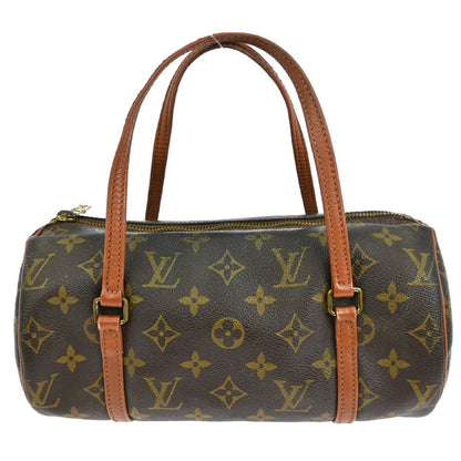 Louis Vuitton Papillon Handbag Monogram Canvas, BROWN, CANVAS, Handbag