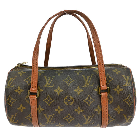 Louis Vuitton Papillon Handbag Monogram Canvas, BROWN, CANVAS, Handbag