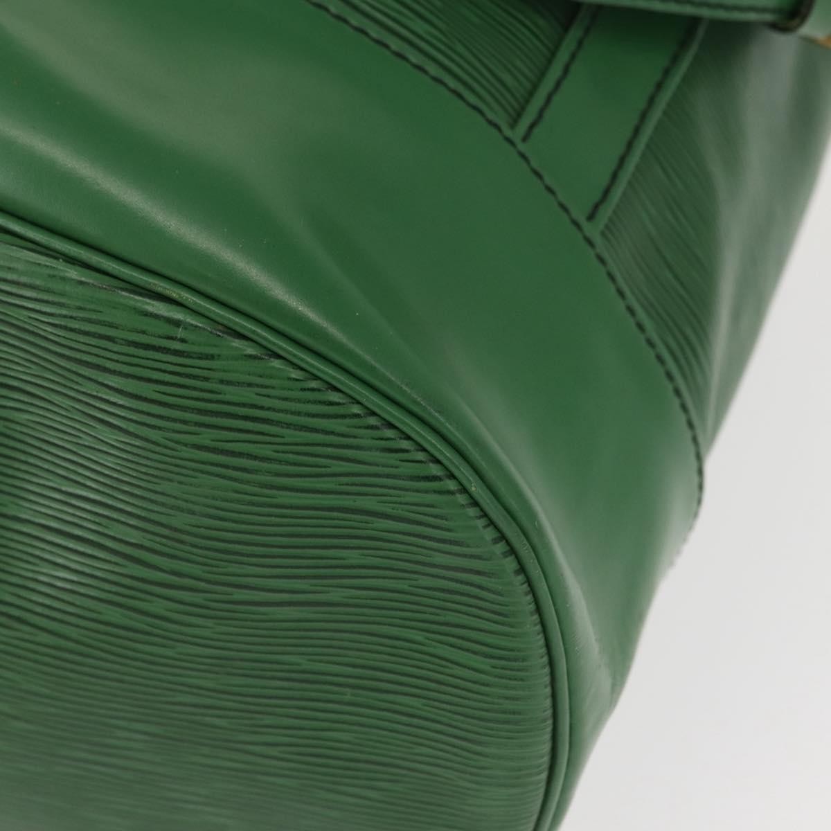 Louis Vuitton Randonnee Backpack Epi Leather, GREEN, LEATHER, Shoulder bag