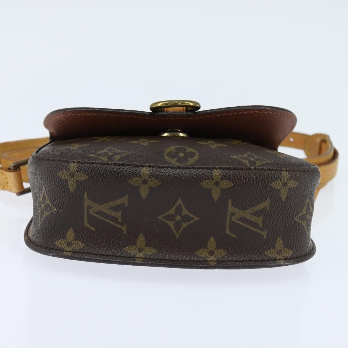Louis Vuitton Saint Cloud Handbag Monogram Canvas, BROWN, CANVAS, Shoulder bag