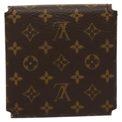 Louis Vuitton CASE JEWELRY BOX Canvas, BROWN, CANVAS, Wallets
