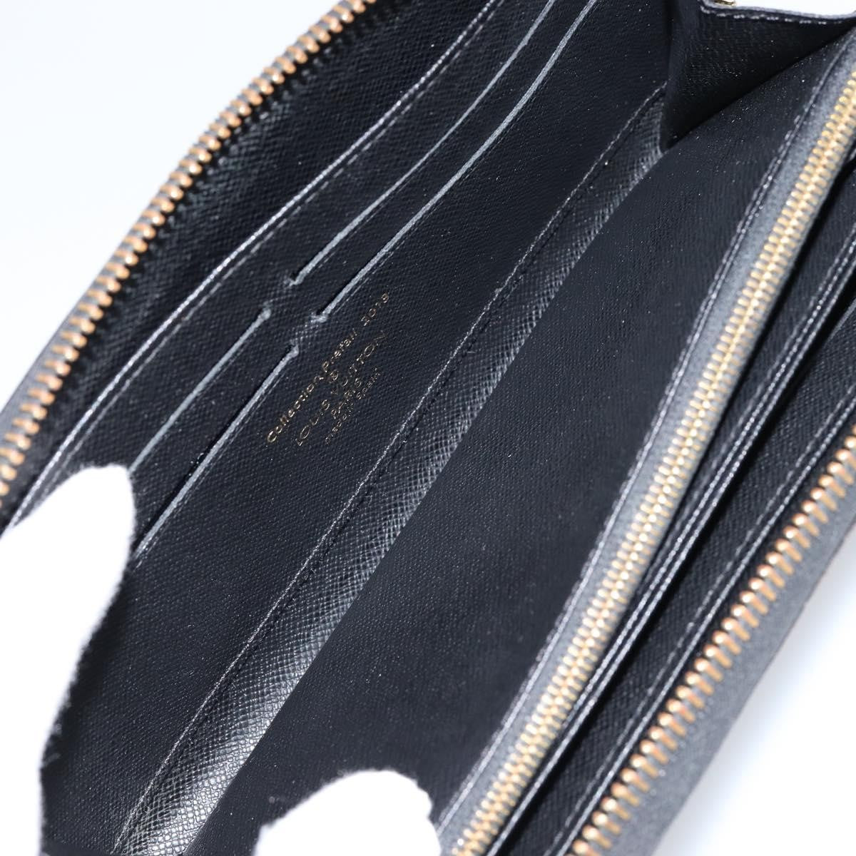 Louis Vuitton Zippy Wallet NM Damier Piet, BLACK, CANVAS, Wallets