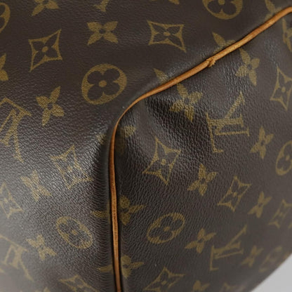 Louis Vuitton Keepall Bag Monogram Canvas, BROWN, CANVAS, Travel bag