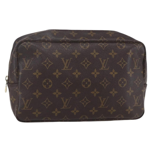 Louis Vuitton Trousse Toilette Monogram Canvas, BROWN, CANVAS, Clutche & pouche