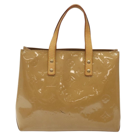 Louis Vuitton Reade Handbag Monogram Vernis, BEIGE, PATENT_LEATHER, Handbag