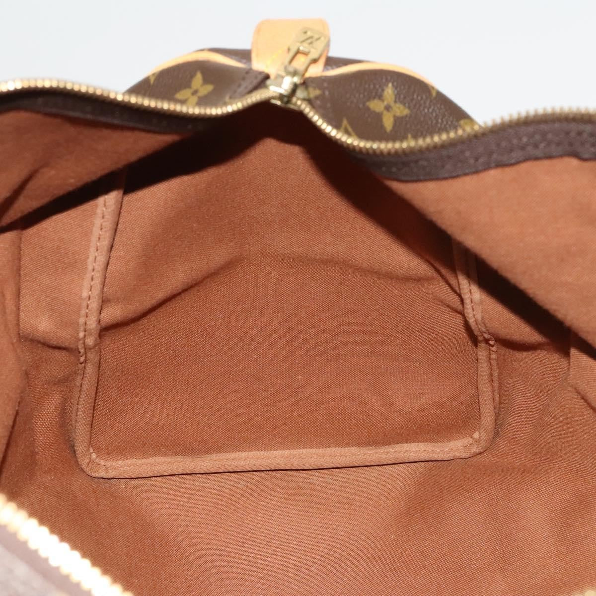 Louis Vuitton Keepall Bag Monogram Canvas, BROWN, CANVAS, Travel bag