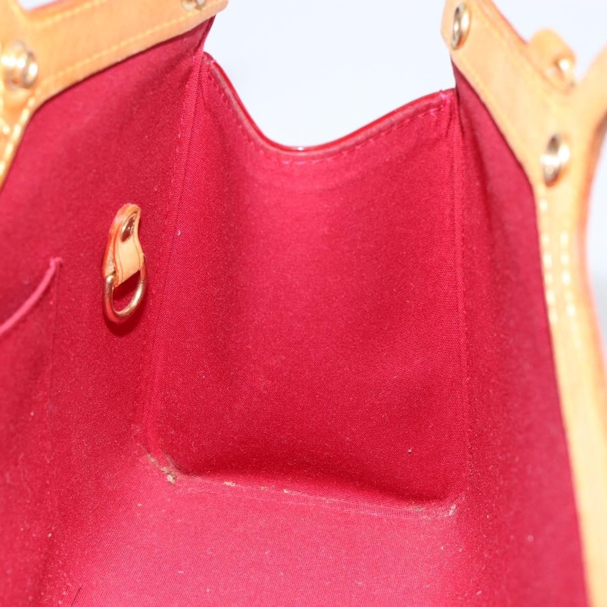 Louis Vuitton Roxbury Drive Handbag Monogram Vernis, RED, PATENT_LEATHER, Handbag