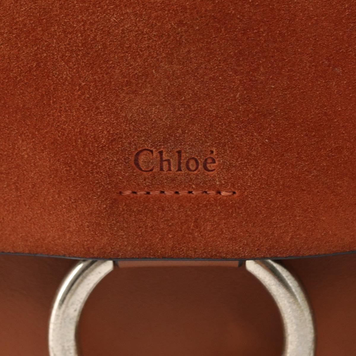 Chloe Faye Shoulder Bag Leather and Suede, BROWN, SUEDE, Shoulder bag