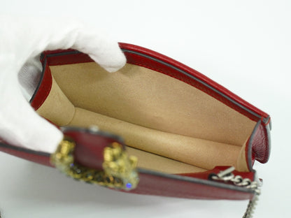 Gucci Dionysus Bag Leather, RED, LEATHER, Crossbody bag