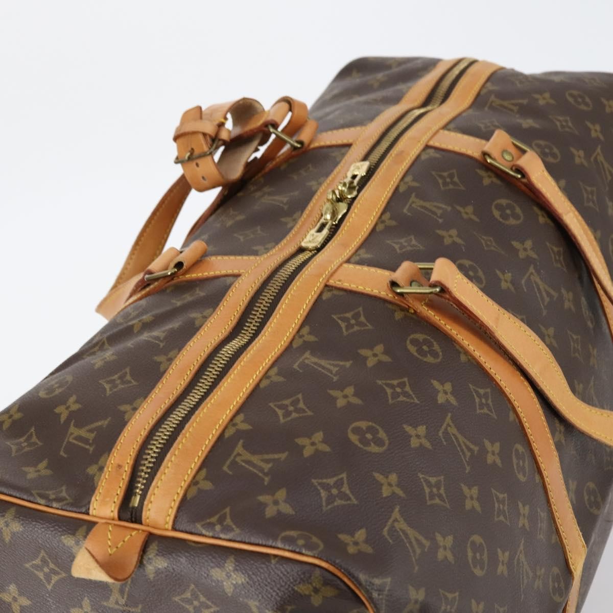 Louis Vuitton Sac Souple Handbag Monogram Canvas, BROWN, CANVAS, Travel bag