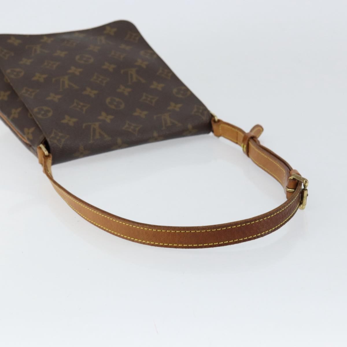 Louis Vuitton Musette Salsa Handbag Monogram Canvas, BROWN, CANVAS, Shoulder bag