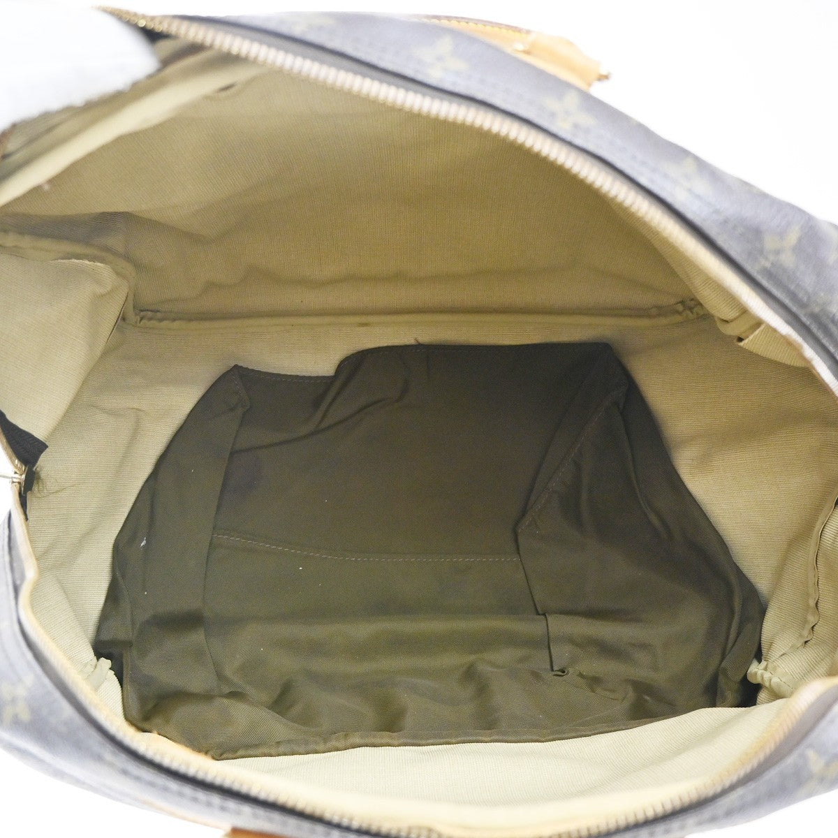 Louis Vuitton Evasion Travel Bag Monogram Canvas, BROWN, LEATHER, Travel bag