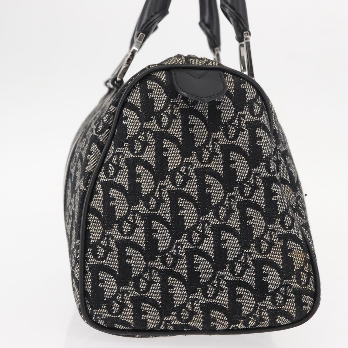 Christian Dior Vintage Trotter Boston Bag Diorissimo Canvas, BLACK, CANVAS, Travel bag