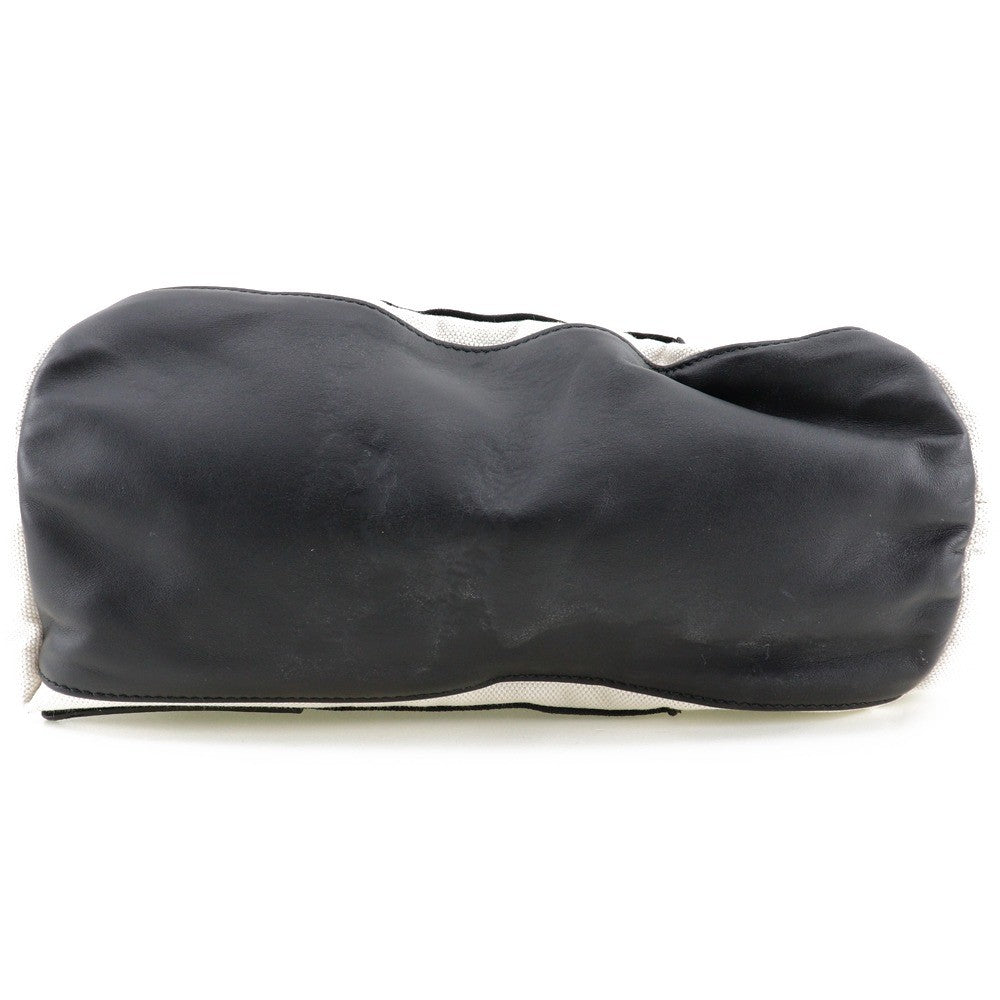 Balenciaga Cabas Tote Canvas and Leather, WHITE, CANVAS, Tote bag