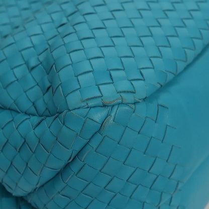Bottega Veneta Campana Hobo Intrecciato Nappa, BLUE, LEATHER, Handbag