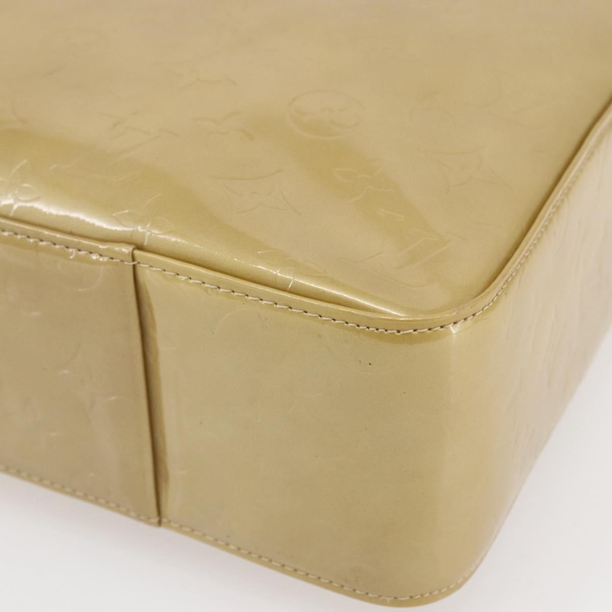 Louis Vuitton Columbus Handbag Monogram Vernis, BEIGE, PATENT_LEATHER, Tote bag