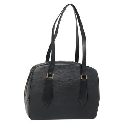 Louis Vuitton Voltaire Handbag Epi Leather, BLACK, LEATHER, Handbag