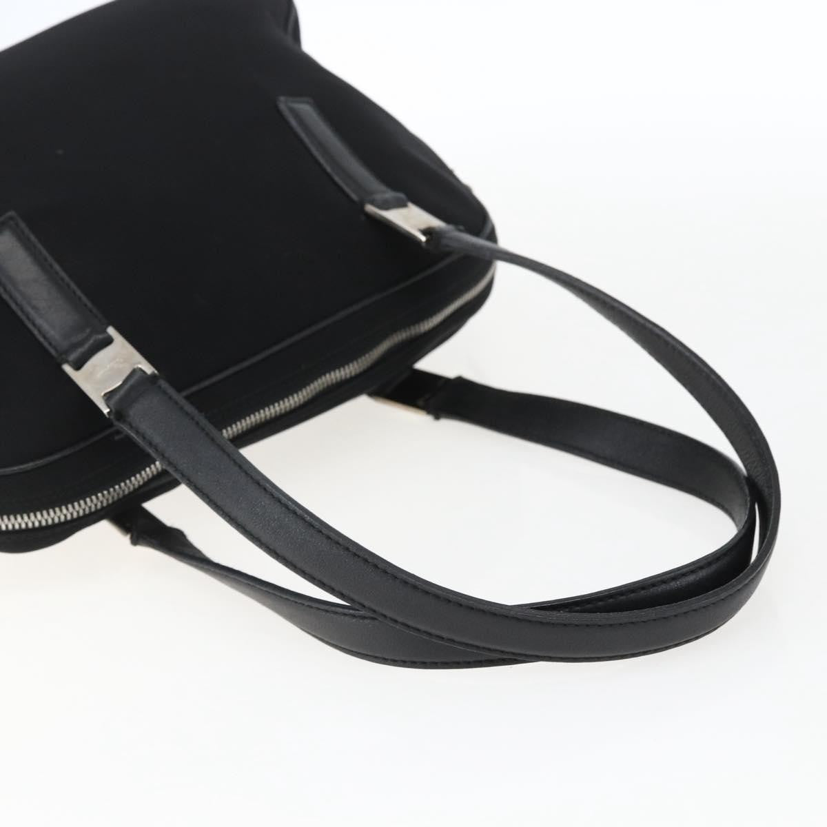 Salvatore Ferragamo Vintage Handbag Nylon, Black, Nylon, Handbag