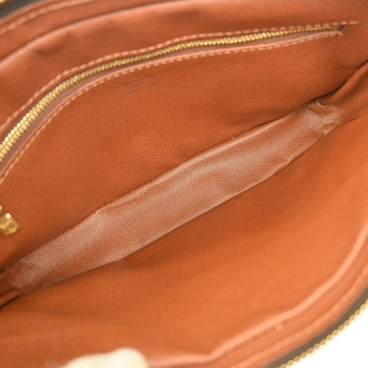 Louis Vuitton Marly Dragonne Clutch Monogram Canvas, BROWN, CANVAS, Clutche & pouche