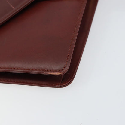 cartier Must de Cartier Shoulder Bag Leather, BURGUNDY, LEATHER, Shoulder bag