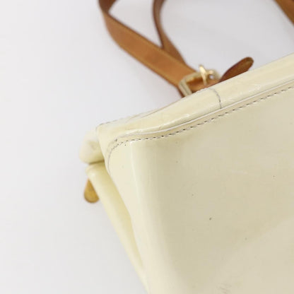 Louis Vuitton Rosewood Avenue Handbag Monogram Vernis, BEIGE, PATENT_LEATHER, Handbag