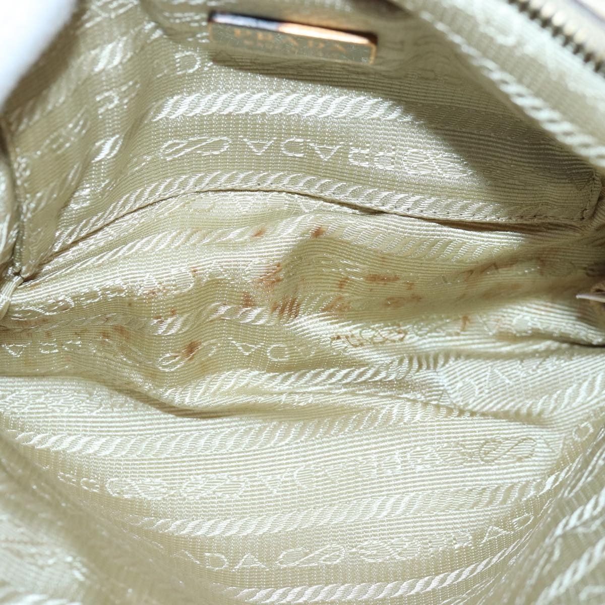 Prada Vintage Handbag Tessuto, BEIGE, NYLON, Handbag