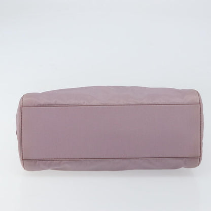 Prada Resin Handle Tote Tessuto, PURPLE, NYLON, Tote bag