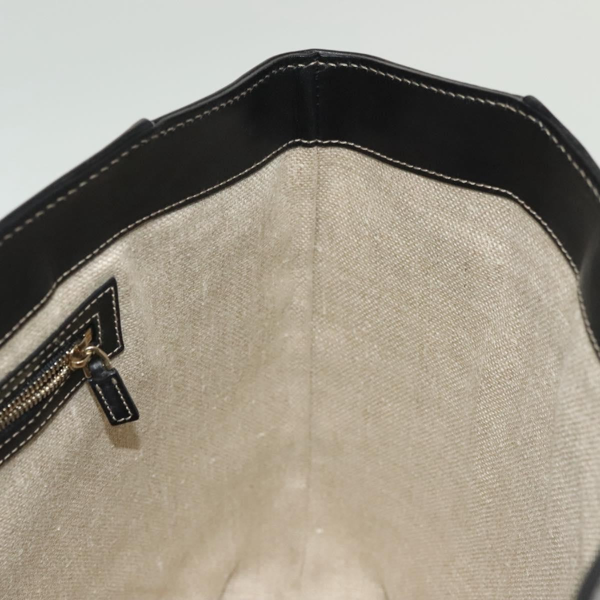 Gucci Tote Bag Leather, BLACK, LEATHER, Tote bag