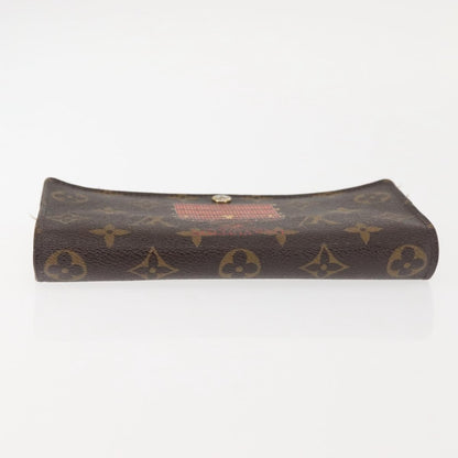 Louis Vuitton Vintage Sarah Wallet Monogram Canvas, BROWN, CANVAS, Wallets
