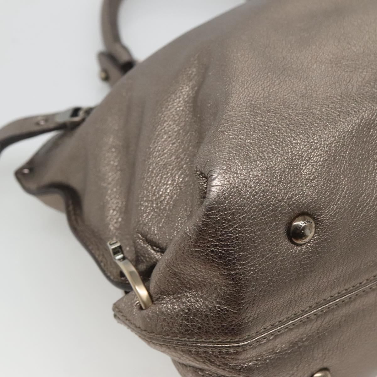 Salvatore Ferragamo Sofia Satchel Smooth Leather, GOLD, LEATHER, Handbag