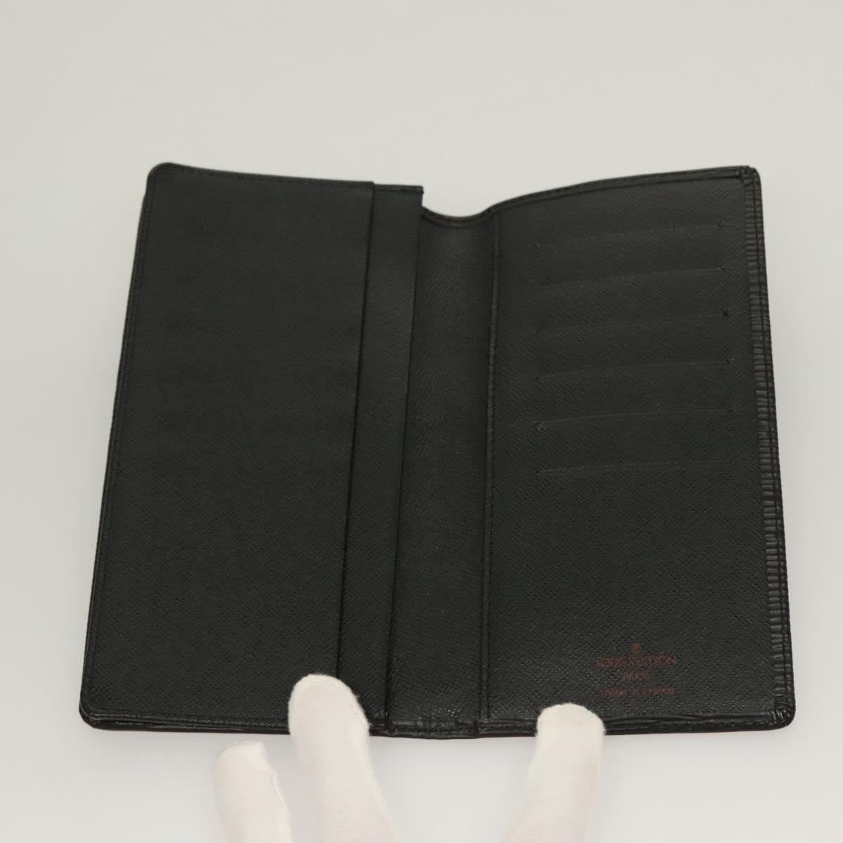 Louis Vuitton Porte Cartes Wallet Epi Leather, BLACK, LEATHER, Wallets