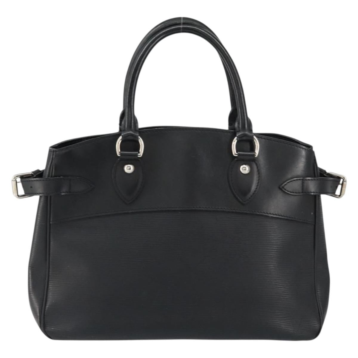 Louis Vuitton Passy Tote Epi Leather, BLACK, LEATHER, Handbag