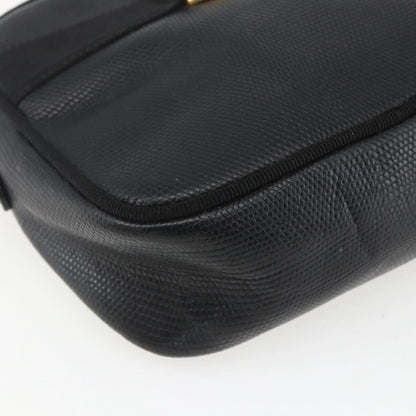 Salvatore Ferragamo Vala Shoulder Bag Leather, BLACK, LEATHER, Shoulder bag