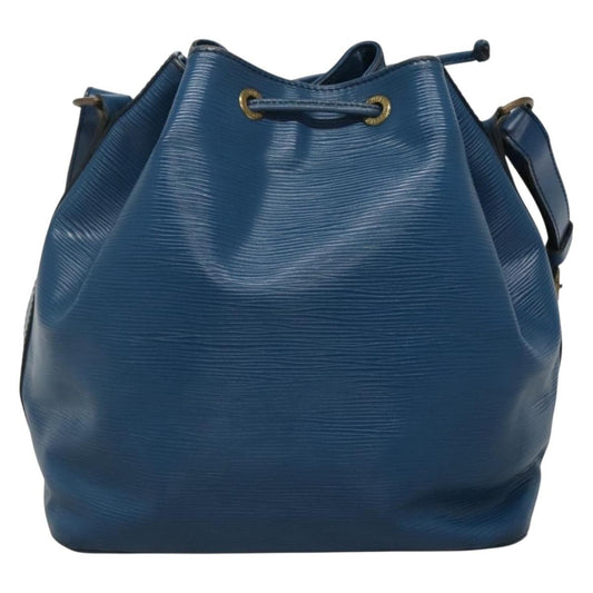 Louis Vuitton Bicolor Petit Noe Handbag Epi Leather, BLUE, LEATHER, Handbag
