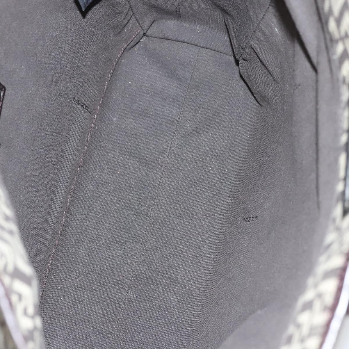 Fendi Vintage Flip Lock Tote Zucchino Canvas, BROWN, CANVAS, Tote bag