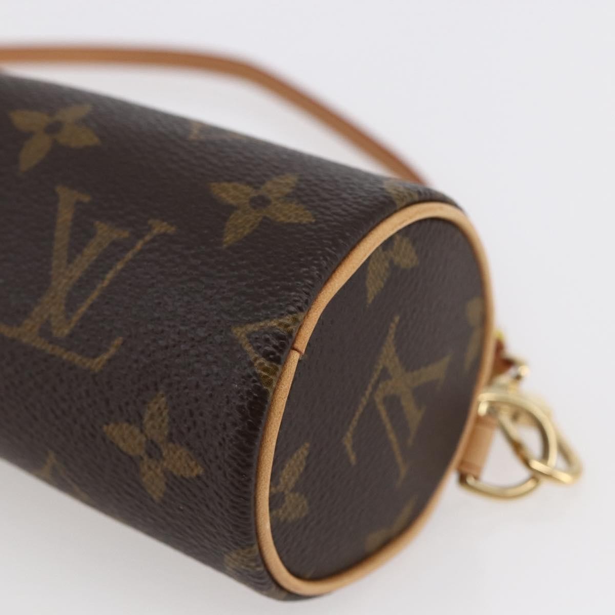 Louis Vuitton Papillon Pochette Monogram Canvas, BROWN, CANVAS, Handbag