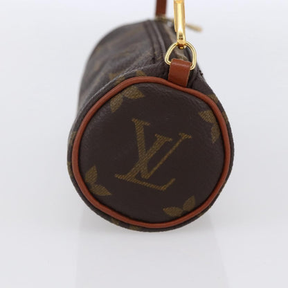 Louis Vuitton Papillon Pochette Monogram Canvas, BROWN, CANVAS, Clutche & pouche