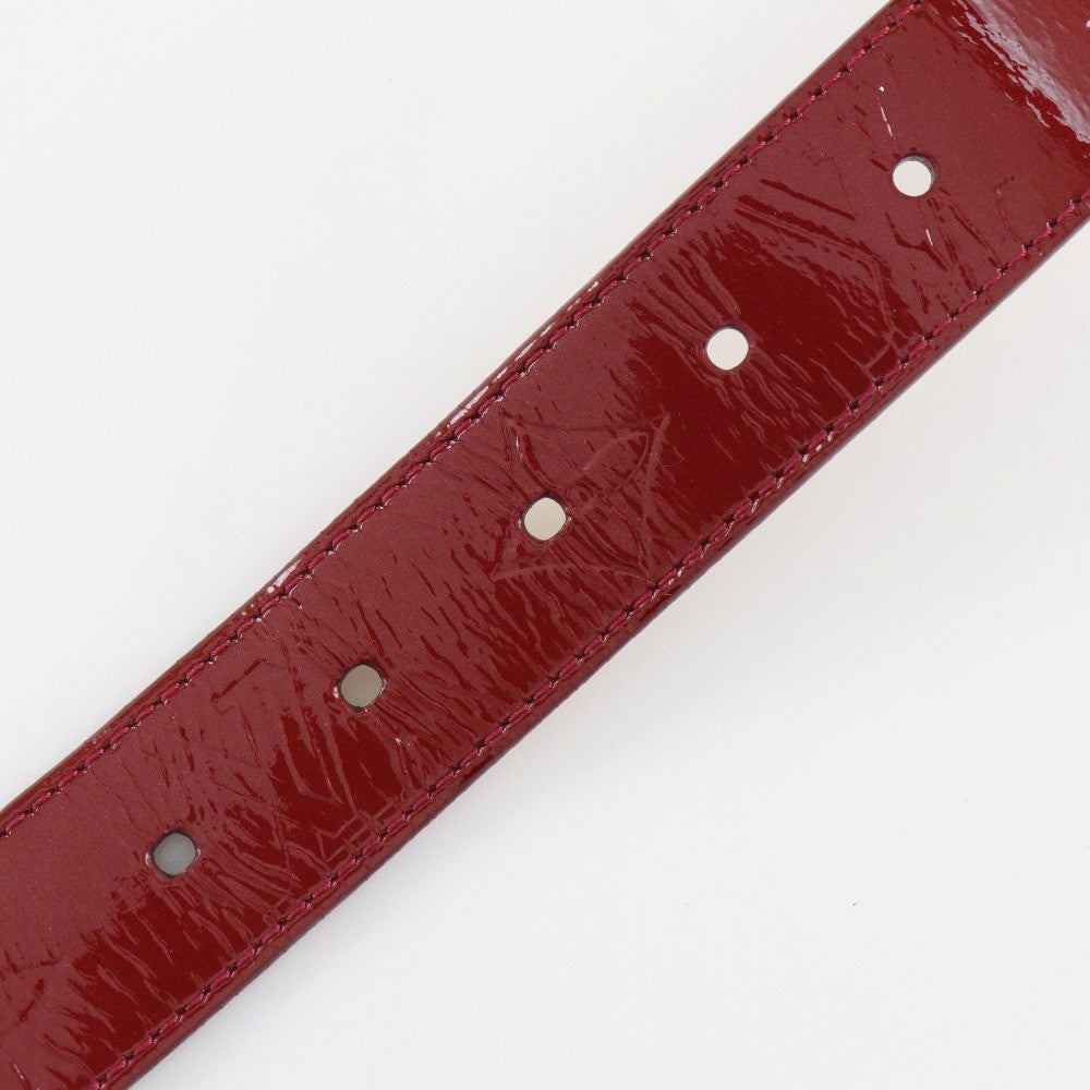 Louis Vuitton Ceinture Belt Monogram Vernis, RED, PATENT_LEATHER, Belts