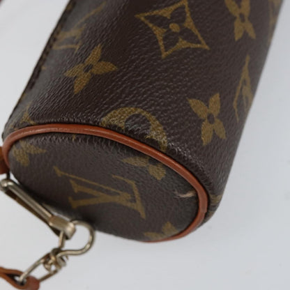 Louis Vuitton Papillon Pochette Monogram Canvas, BROWN, CANVAS, Clutche & pouche