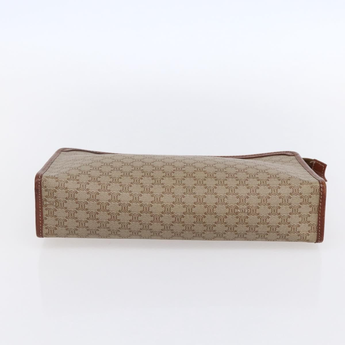 Celine Macadam Pochette Classic, BEIGE, CANVAS, Clutche & pouche