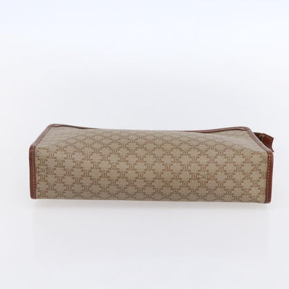 Celine Macadam Pochette Classic, BEIGE, CANVAS, Clutche & pouche