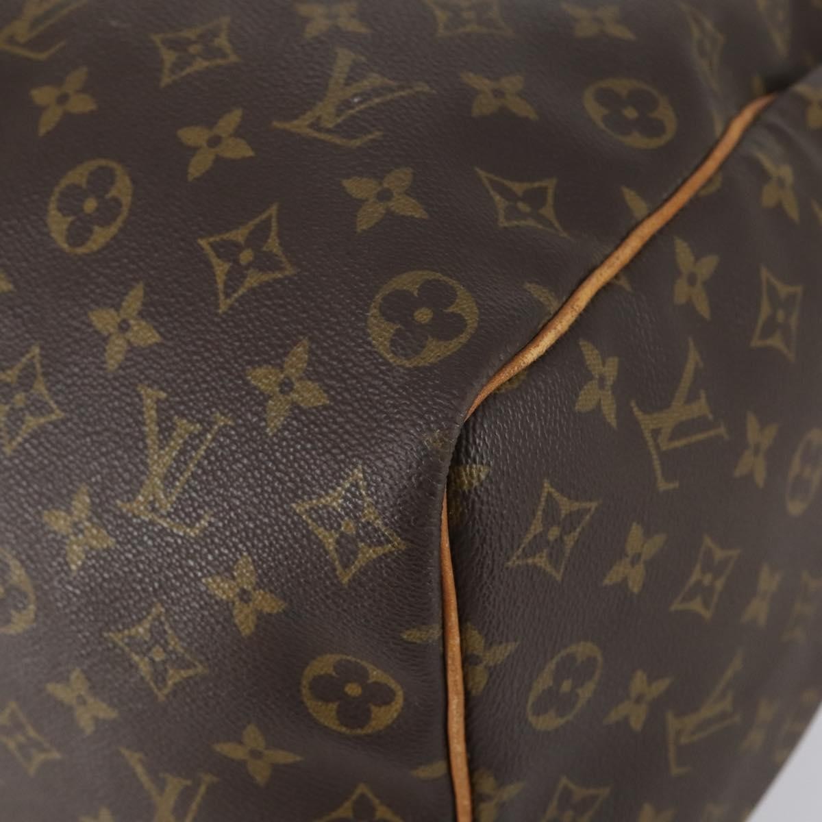 Louis Vuitton Keepall Bag Monogram Canvas, BROWN, CANVAS, Travel bag