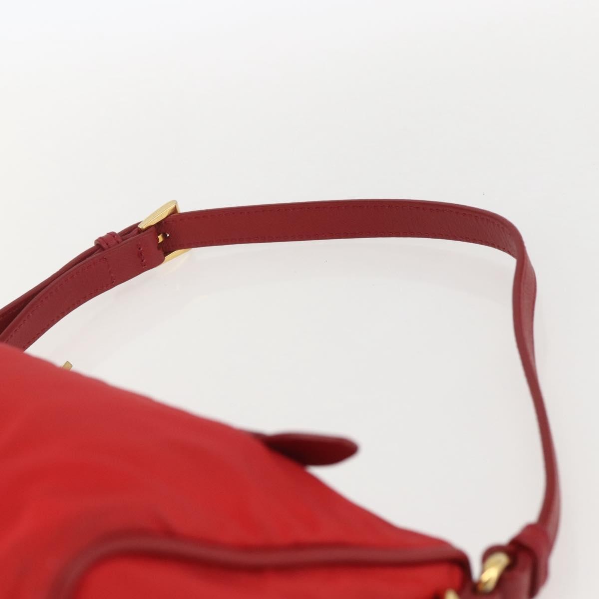 Prada Vintage Shoulder Bag Tessuto, RED, NYLON, Shoulder bag