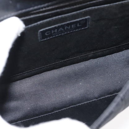 Chanel Travel Line Flap Bag Nylon, BLACK, NYLON, Travel bag