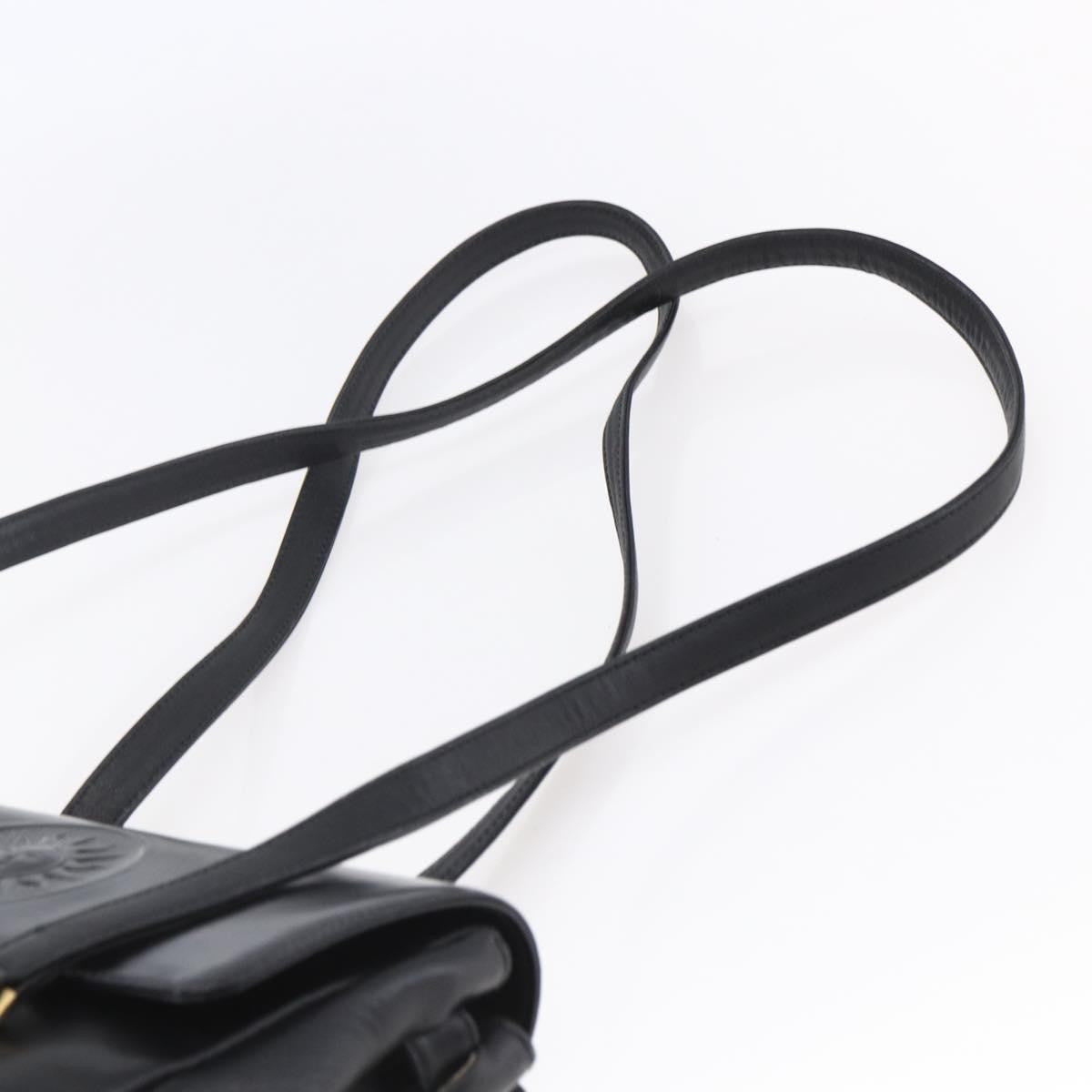 Versace Vintage Shoulder Bag Leather, BLACK, LEATHER, Shoulder bag