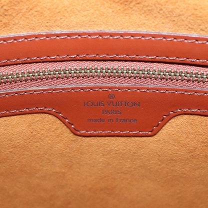 Louis Vuitton Lussac Handbag Epi Leather, BROWN, LEATHER, Shoulder bag